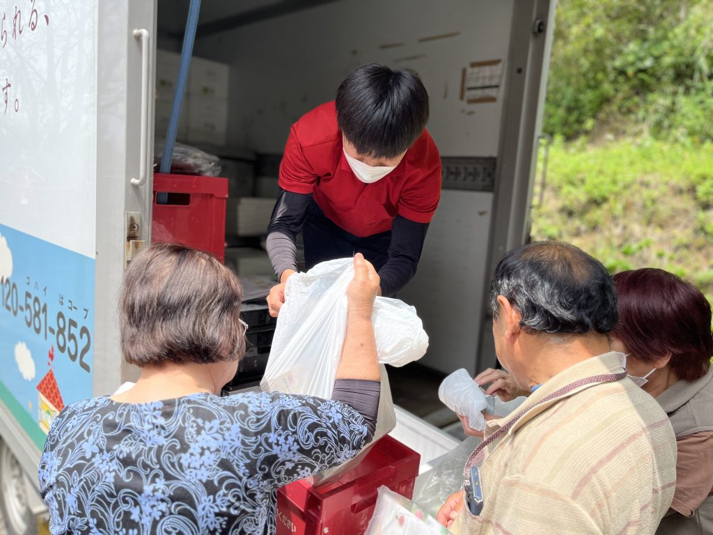 ＜地域包括支援の取り組み＞佐多辺塚地区への配達が始まりました