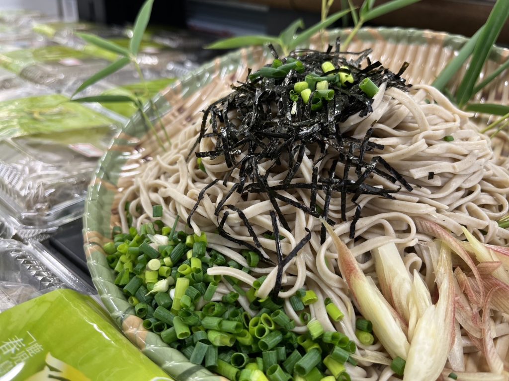 志布志の夏そば販売開始式を行いました