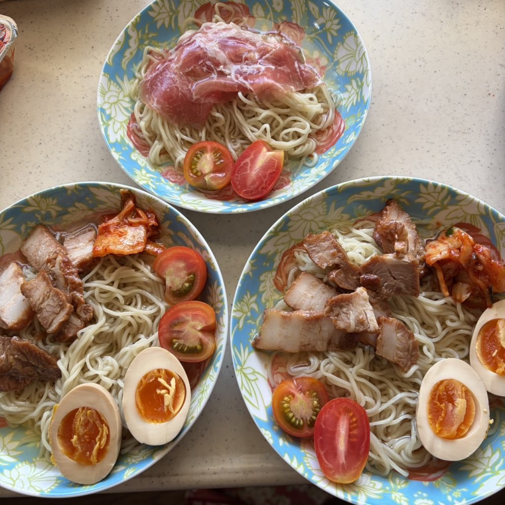 かごんま冷麺を作りました！